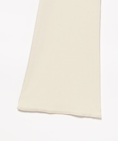 PICCADILLY(ピカデリー)の「【別注】PICCADILLY / リブ パンツ(その他パンツ・レディース・オフホワイト/ブラック・ONE SIZE)」の6枚目の写真