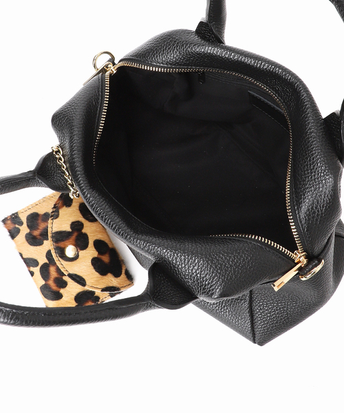 Spick & Span(スピックアンドスパン)の「《別注 / 追加2》MILOS / ミロス ミニボストンバッグ *(ボストンバッグ・レディース・ブラック/カーキ・FREE)」の9枚目の写真