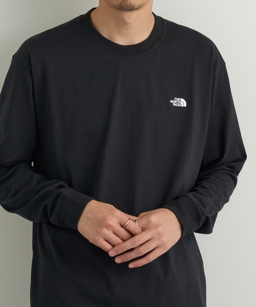 THE NORTH FACE(ザノースフェイス)の「【THE NORTH FACE】LS FD NUPTSE CTN T(Tシャツ/カットソー・メンズ・ホワイト/ブラック・M/L)」の3枚目の写真
