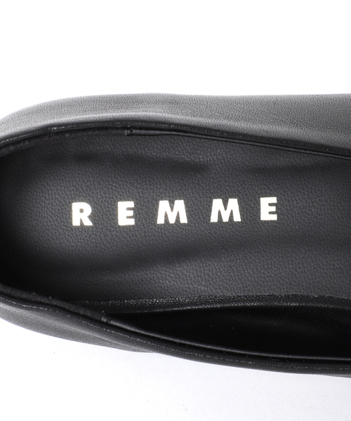 REMME(レメ)の「【REMME/レメ】 レザーフラットシューズ(その他シューズ・レディース・ブラウン系その他/ブラック・36/39/38/37)」の7枚目の写真
