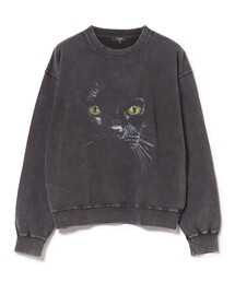 BEAMS HEART | キャットプリント クルーネック スウェット(スウェット)