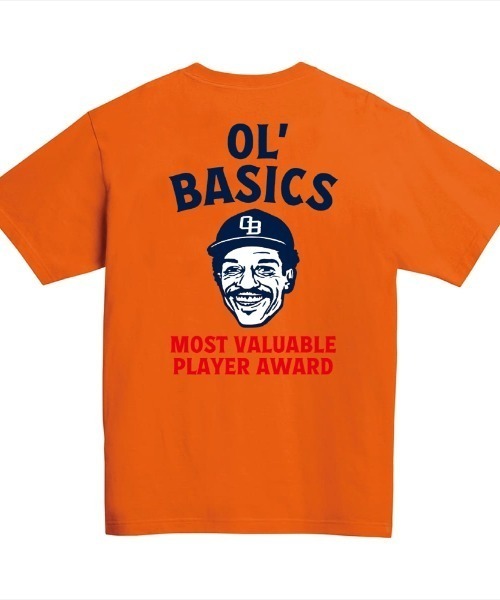 Ol' Basics（オールベーシックス）の「Ol' Basics（オール・ベーシックス） 半袖Tシャツ イラスト ロゴ バックプリント ポケットTシャツ 半袖 トップス カットソー アメカジ カジュアル レディース ユニセックス（Tシャツ/カットソー・レディース・ホワイト/ヘザーグレー/ブラック/オレンジ/アーミー・S/XS）」の5枚目の写真