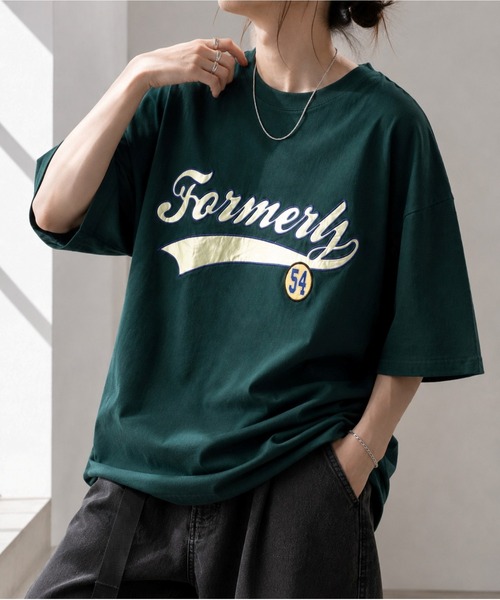 Bling Leads(ブリングリーズ)の「【Bls】 【ZM】【Bling Leads】オーバーサイズ ワッペン刺繍TEE(Tシャツ/カットソー・メンズ・ブルー系その他2/スミクロ/ダークグリーン/ホワイト系その他/ホワイト/ブルー系その他・LARGE/MEDIUM)」の15枚目の写真