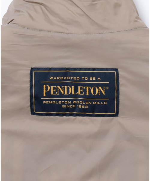 PENDLETON(ペンドルトン)の「リバーシブル ボアナイロンベスト(ベスト・メンズ・ブラック/ネイビー/ベージュ・MEDIUM/LARGE/SMALL)」の16枚目の写真