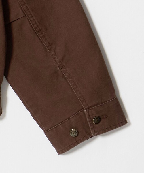 Timberland(ティンバーランド)の「<Timberland> CNVS JACKET/アウター(ブルゾン・メンズ・ダークブラウン/ダークグレー・L/M)」の5枚目の写真
