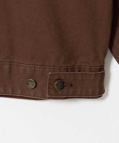 Timberland(ティンバーランド)の「<Timberland> CNVS JACKET/アウター(ブルゾン・メンズ・ダークブラウン/ダークグレー・L/M)」の6枚目の写真