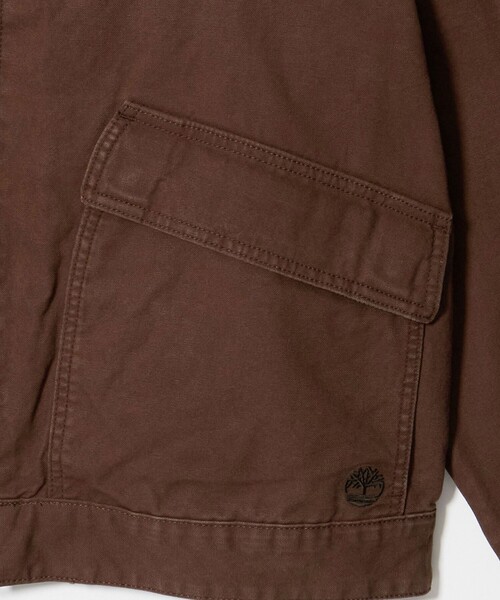 Timberland(ティンバーランド)の「<Timberland> CNVS JACKET/アウター(ブルゾン・メンズ・ダークブラウン/ダークグレー・L/M)」の8枚目の写真