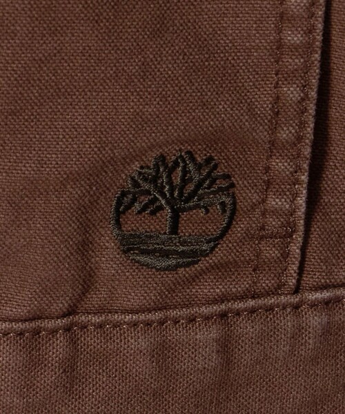 Timberland(ティンバーランド)の「<Timberland> CNVS JACKET/アウター(ブルゾン・メンズ・ダークブラウン/ダークグレー・L/M)」の9枚目の写真