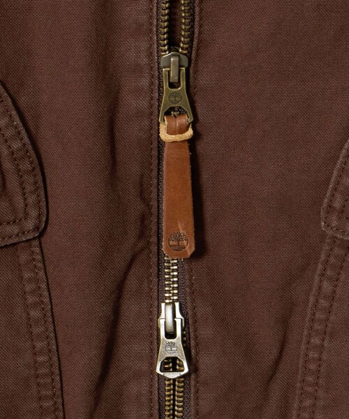 Timberland(ティンバーランド)の「<Timberland> CNVS JACKET/アウター(ブルゾン・メンズ・ダークブラウン/ダークグレー・L/M)」の10枚目の写真