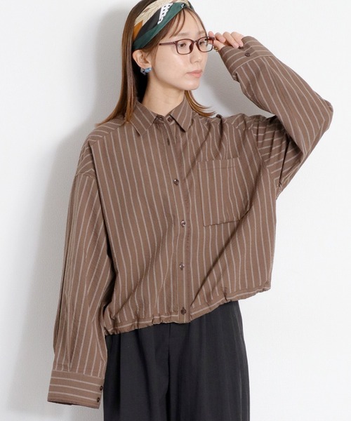cepo(セポ)の「〈袖2way仕様〉マルチシャツブラウス(シャツ/ブラウス・レディース・ホワイト系/ブラック系/ブラウン系・M)」の1枚目の写真