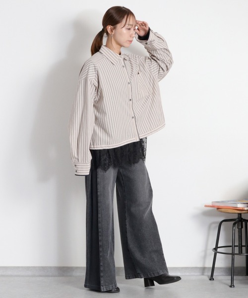 cepo(セポ)の「〈袖2way仕様〉マルチシャツブラウス(シャツ/ブラウス・レディース・ホワイト系/ブラック系/ブラウン系・M)」の7枚目の写真