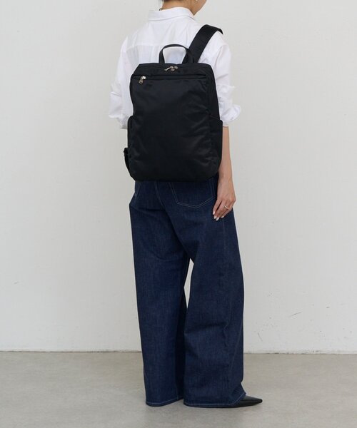 russet(ラシット)の「高機能ナイロンリュックサック(バックパック/リュック・レディース・ブラック/ネイビー・FREE)」の21枚目の写真