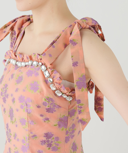 EDIT. FOR LULU(エディットフォールル)の「【DREAM sister jane/ドリームシスター ジェーン】 Peche Embellished Midi(ワンピース・レディース・ピンク・FREE)」の8枚目の写真