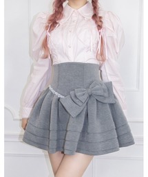 whipped cream ribbon skirt