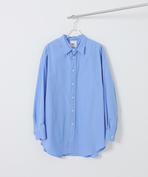 EDIFICE（エディフィス）の「Hedie.+ Deformed Collar Shirt（シャツ/ブラウス・メンズ・ホワイト/サックスブルー・2/3）」の2枚目の写真