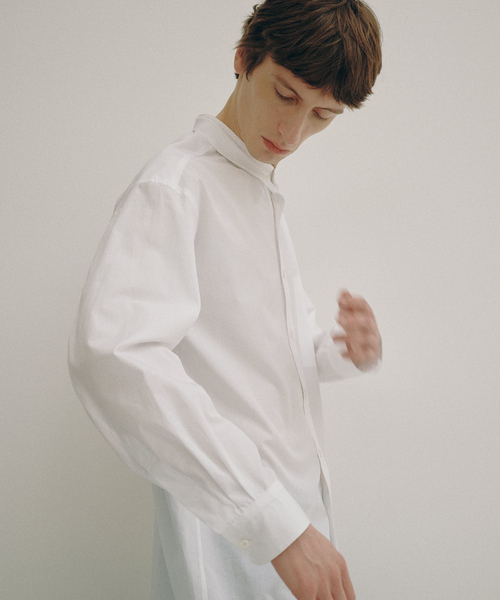 EDIFICE（エディフィス）の「Hedie.+ Deformed Collar Shirt（シャツ/ブラウス・メンズ・ホワイト/サックスブルー・2/3）」の5枚目の写真