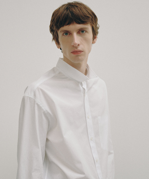 EDIFICE（エディフィス）の「Hedie.+ Deformed Collar Shirt（シャツ/ブラウス・メンズ・ホワイト/サックスブルー・2/3）」の6枚目の写真