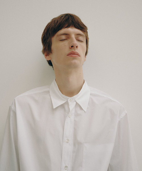EDIFICE（エディフィス）の「Hedie.+ Deformed Collar Shirt（シャツ/ブラウス・メンズ・ホワイト/サックスブルー・2/3）」の7枚目の写真