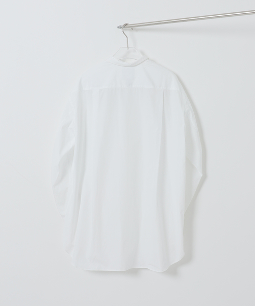 EDIFICE（エディフィス）の「Hedie.+ Deformed Collar Shirt（シャツ/ブラウス・メンズ・ホワイト/サックスブルー・2/3）」の10枚目の写真