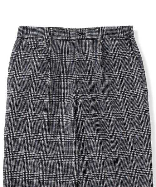 DRESSTERIOR(ドレステリア)の「ダウンファブリック グレンチェックワイドパンツ(その他パンツ・メンズ・ブルー系6・85/82/79/76)」の4枚目の写真
