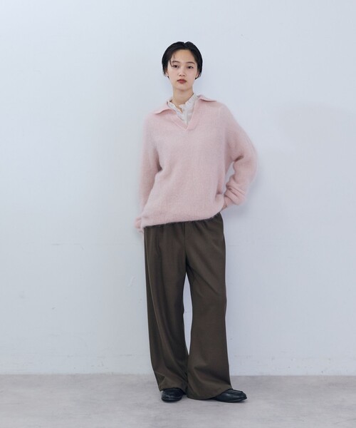ADIEU TRISTESSE(アデュートリステス)の「ウォームイージーパンツ(その他パンツ・レディース・チャコールグレー/グレー/ブラック/カーキ・38)」の18枚目の写真