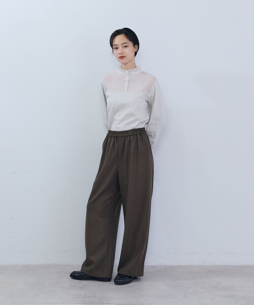 ADIEU TRISTESSE(アデュートリステス)の「ウォームイージーパンツ(その他パンツ・レディース・チャコールグレー/グレー/ブラック/カーキ・38)」の19枚目の写真