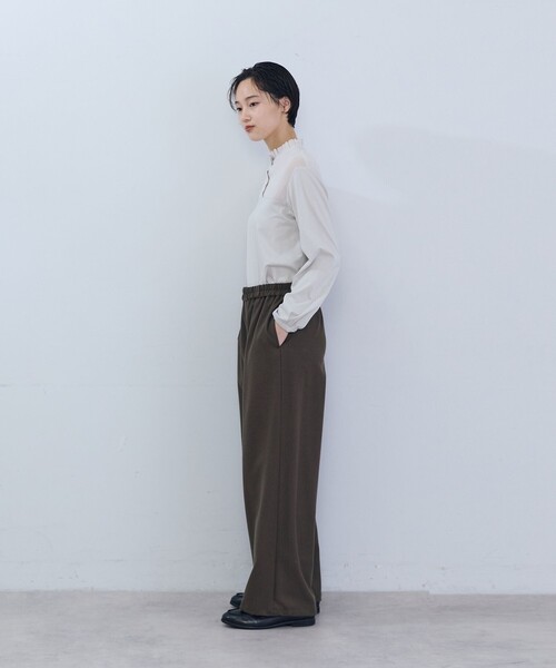 ADIEU TRISTESSE(アデュートリステス)の「ウォームイージーパンツ(その他パンツ・レディース・チャコールグレー/グレー/ブラック/カーキ・38)」の20枚目の写真