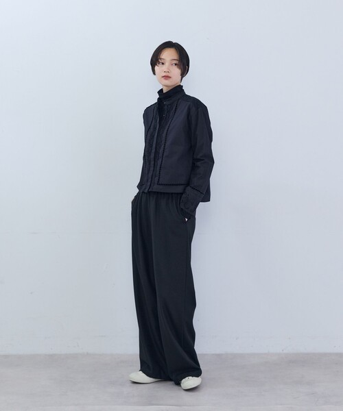ADIEU TRISTESSE(アデュートリステス)の「ウォームイージーパンツ(その他パンツ・レディース・チャコールグレー/グレー/ブラック/カーキ・38)」の15枚目の写真