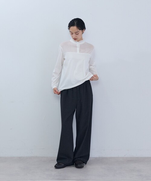 ADIEU TRISTESSE(アデュートリステス)の「ウォームイージーパンツ(その他パンツ・レディース・チャコールグレー/グレー/ブラック/カーキ・38)」の16枚目の写真