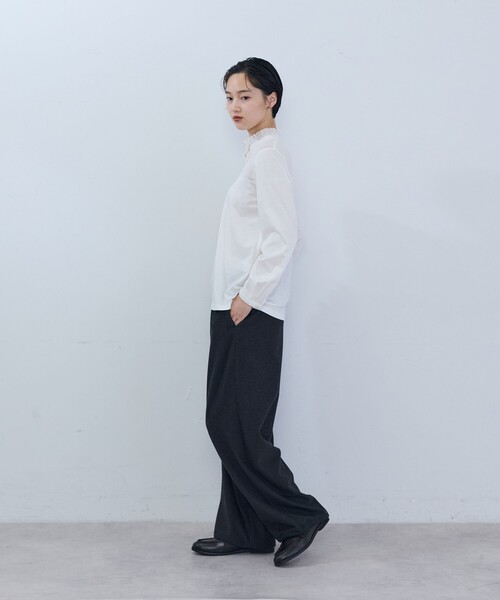 ADIEU TRISTESSE(アデュートリステス)の「ウォームイージーパンツ(その他パンツ・レディース・チャコールグレー/グレー/ブラック/カーキ・38)」の17枚目の写真