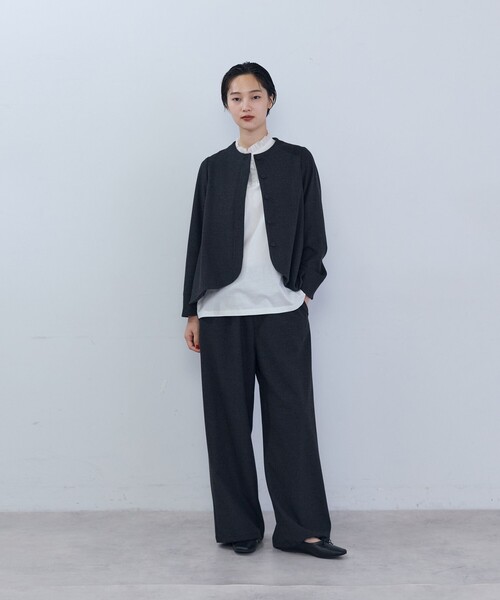 ADIEU TRISTESSE(アデュートリステス)の「ウォームイージーパンツ(その他パンツ・レディース・チャコールグレー/グレー/ブラック/カーキ・38)」の9枚目の写真