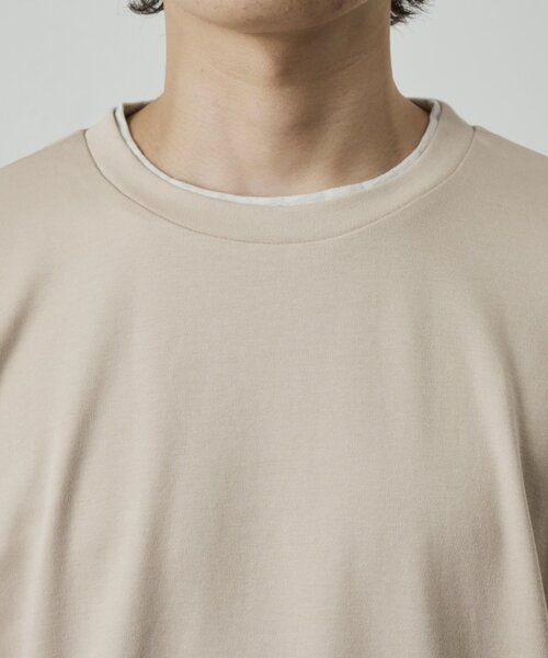 COLONY 2139(コロニートゥーワンスリーナイン)の「レイヤードロンT(Tシャツ/カットソー・メンズ・グレイッシュベージュ/ブラック/ホワイト・LARGE/MEDIUM)」の7枚目の写真