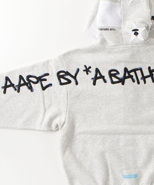 AAPE BY A BATHING APE（エーエイプバイアベイシングエイプ）の「AAPE BUTTON SWEAT HOODIE（パーカー・メンズ・オフホワイト・LARGE/MEDIUM/X-LARGE/X-SMALL/SMALL）」の7枚目の写真