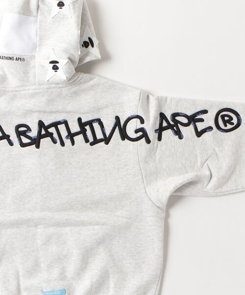 AAPE BY A BATHING APE（エーエイプバイアベイシングエイプ）の「AAPE BUTTON SWEAT HOODIE（パーカー・メンズ・オフホワイト・LARGE/MEDIUM/X-LARGE/X-SMALL/SMALL）」の4枚目の写真