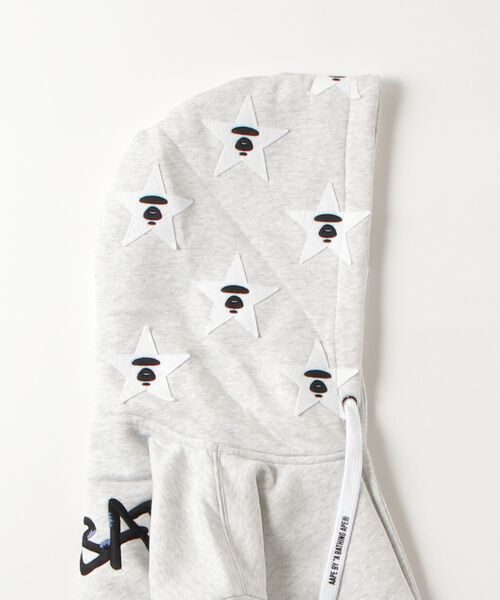 AAPE BY A BATHING APE（エーエイプバイアベイシングエイプ）の「AAPE BUTTON SWEAT HOODIE（パーカー・メンズ・オフホワイト・LARGE/MEDIUM/X-LARGE/X-SMALL/SMALL）」の6枚目の写真