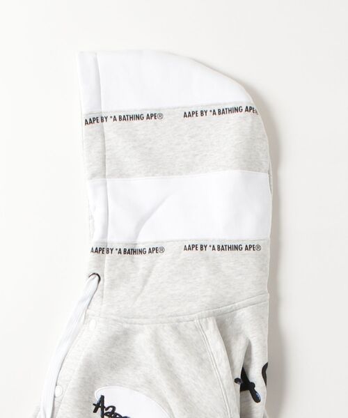 AAPE BY A BATHING APE（エーエイプバイアベイシングエイプ）の「AAPE BUTTON SWEAT HOODIE（パーカー・メンズ・オフホワイト・LARGE/MEDIUM/X-LARGE/X-SMALL/SMALL）」の8枚目の写真