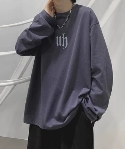 DOUBLE STEAL(ダブルスティール)の「DSフロントロゴロングスリーブTシャツ(Tシャツ/カットソー・メンズ・ブルー/グリーン/チャコール/ブラック/ホワイト・SMALL/X-LARGE/LARGE/MEDIUM)」の10枚目の写真