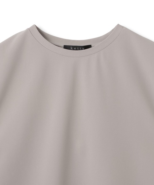 ketty(ケティ)の「【超快適機能】ノースリーブTブラウス(Tシャツ/カットソー・レディース・オフホワイト/ライトグレー・M)」の9枚目の写真