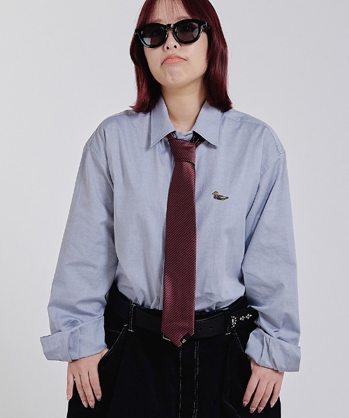 EFFECTEN（エフェクテン）の「ms6665-Camo duck shirts シャツ(efsc-05)（シャツ/ブラウス・メンズ・ホワイト/ライトグレー・ONE SIZE）」の4枚目の写真