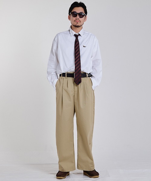 EFFECTEN（エフェクテン）の「ms6665-Camo duck shirts シャツ(efsc-05)（シャツ/ブラウス・メンズ・ホワイト/ライトグレー・ONE SIZE）」の8枚目の写真