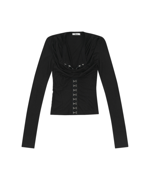 KASHIKO(カシコ)の「Romantic Hook Corset Top Black(Tシャツ/カットソー・レディース・その他・SMALL/MEDIUM)」の10枚目の写真