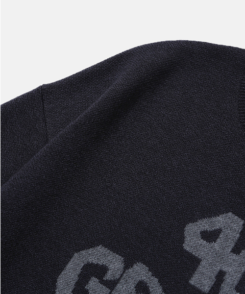 MOIF（モイフ）の「[AW26] ADVANCED クルーネックニット / チャコール（ニット/セーター・メンズ・その他・2(M)/3(L)）」の4枚目の写真