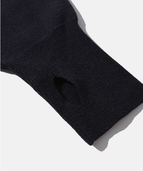 MOIF（モイフ）の「[AW26] ADVANCED クルーネックニット / チャコール（ニット/セーター・メンズ・その他・2(M)/3(L)）」の6枚目の写真