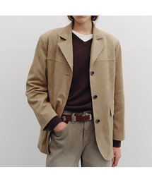 TFF スエード オーバーサイズジャケット_2色