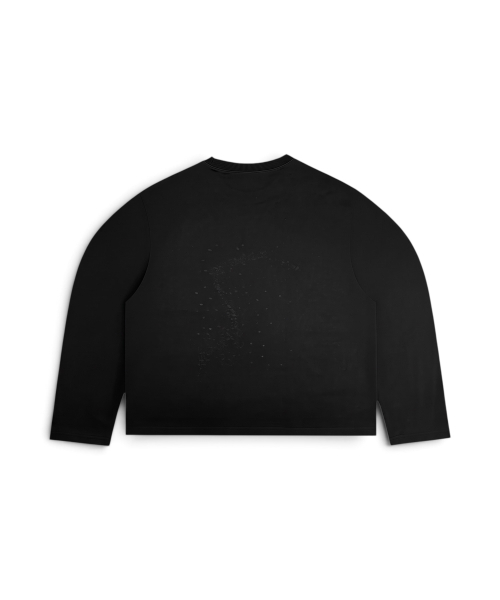 BORN SLIPPY(ボーンスリッピー)の「フューチャーウェーブ クロップド丈 ロングスリーブTシャツ(ブラック)(Tシャツ/カットソー・メンズ・その他・FREE)」の6枚目の写真