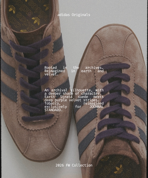 adidas(アディダス)の「adidas originals / アディダス for JOURNAL STANDARD TOBACCO タバコ(スニーカー・メンズ・ブラウン系その他・26cm/25.5cm/30cm/29cm/28.5cm/28cm/27.5cm/27cm/26.5cm)」の1枚目の写真