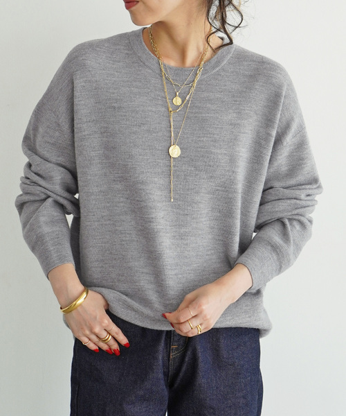 Gently Crew Neck knit（ニット/セーター）｜AP STUDIO（エーピー