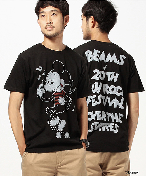 BEAMS（ビームス）の「＜MEN＞FUJI ROCK FESTIVAL’16×BEAMS / DANCE【WEB限定】（Tシャツ/カットソー・メンズ・ホワイト/ブラック・MEDIUM/SMALL/X-LARGE/LARGE）」の2枚目の写真