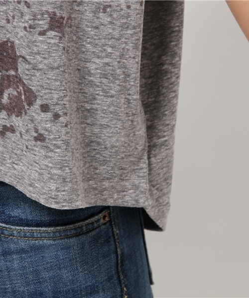 チャイハネ（チャイハネ）の「【チャイハネ】動物シルエット ショート丈Ｔシャツ（Tシャツ/カットソー・レディース・グレー/ナチュラル/ホワイト/ホワイト系その他・FREE）」の13枚目の写真