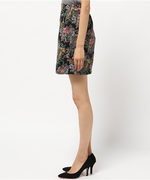 one after another NICE CLAUP（ワンアフターアナザーナイスクラップ）の「ゴブラン柄スカート（スカート・レディース・ベージュ/ブラック/ネイビー・FREE）」の5枚目の写真